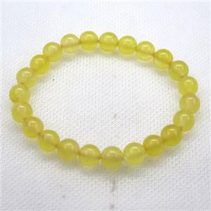 Stretch Jade bracelet, dye, approx 6mm, 28pcs per st