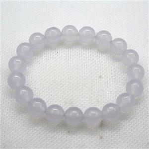 Stretch Jade bracelet, dye, approx 6mm, 28pcs per st