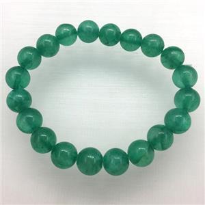 Stretch Jade bracelet, dye, approx 6mm, 28pcs per st