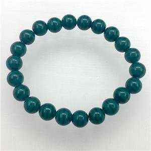 Stretch Jade bracelet, dye, approx 6mm, 28pcs per st
