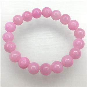 Stretch Jade bracelet, dye, approx 6mm, 28pcs per st