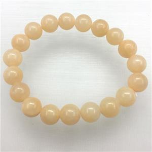 Stretch Jade bracelet, dye, approx 6mm, 28pcs per st