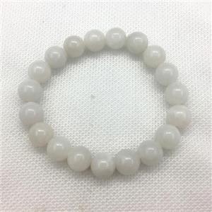 Stretch Jade bracelet, dye, approx 6mm, 28pcs per st
