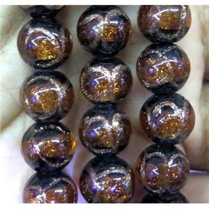 lampwork bead, barrel, approx 20mm dia