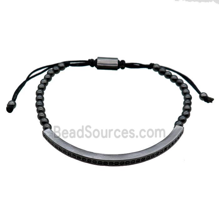 black brass adjustable Bracelet