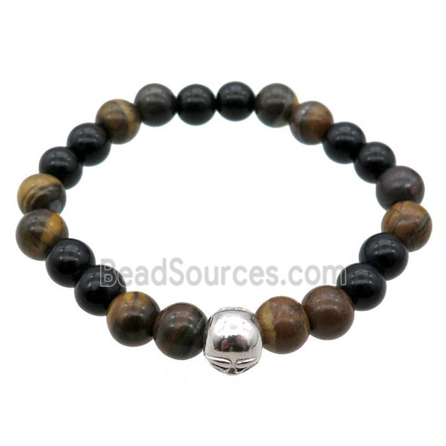 Tiger eye stone Bracelet, stretchy