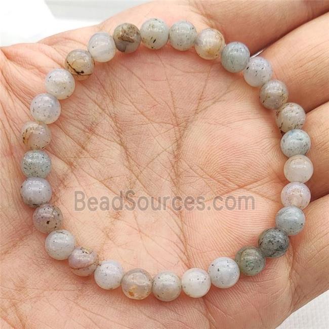 Fancy Opal Bracelet Stretchy Round