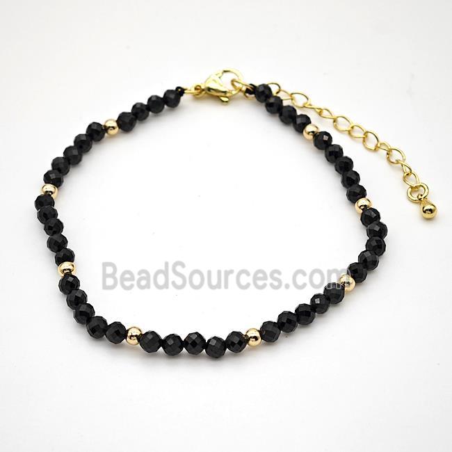 Black Onyx Agate Bracelet Dye