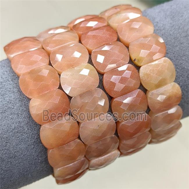 Natural Peach Aventurine Bracelet Stretchy