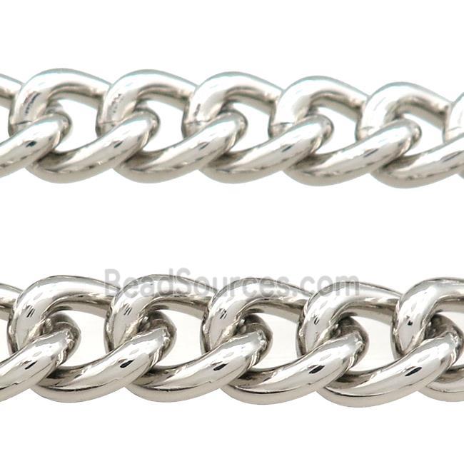 Aluminium Chain Platinum Plated