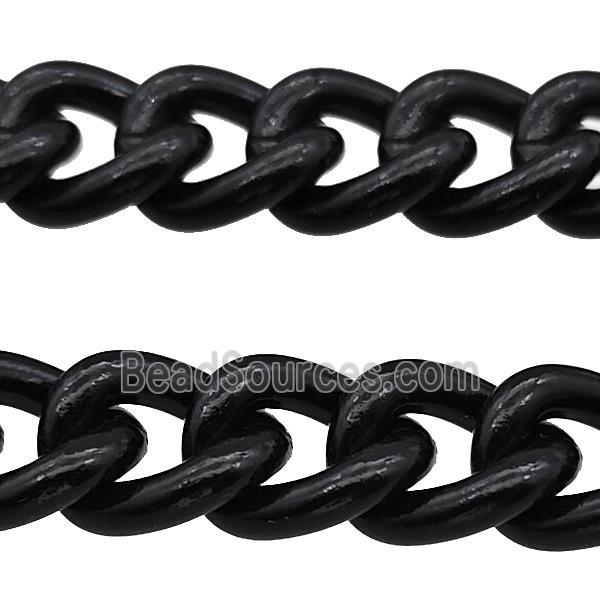 Aluminium Chain Black Painted