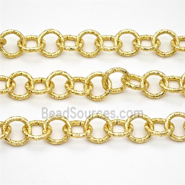 Iron Chain Gold Plated