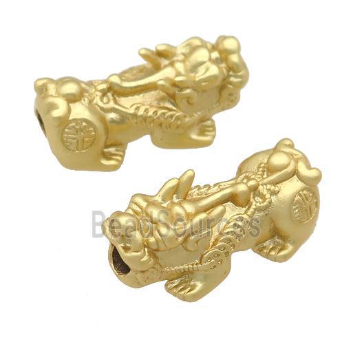 copper Pixiu beads, duck-gold, 3d-printing