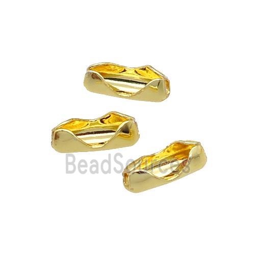 copper BeadTips, unfade, gold plated