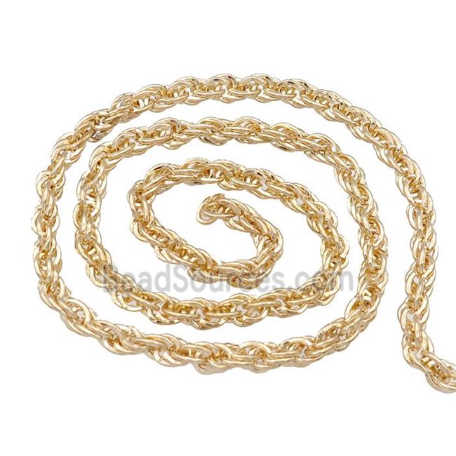 Iron Chain, gold plated