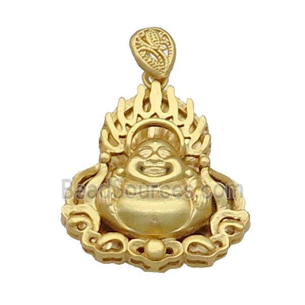 Copper Buddha Pendant Unfaded Duck Gold