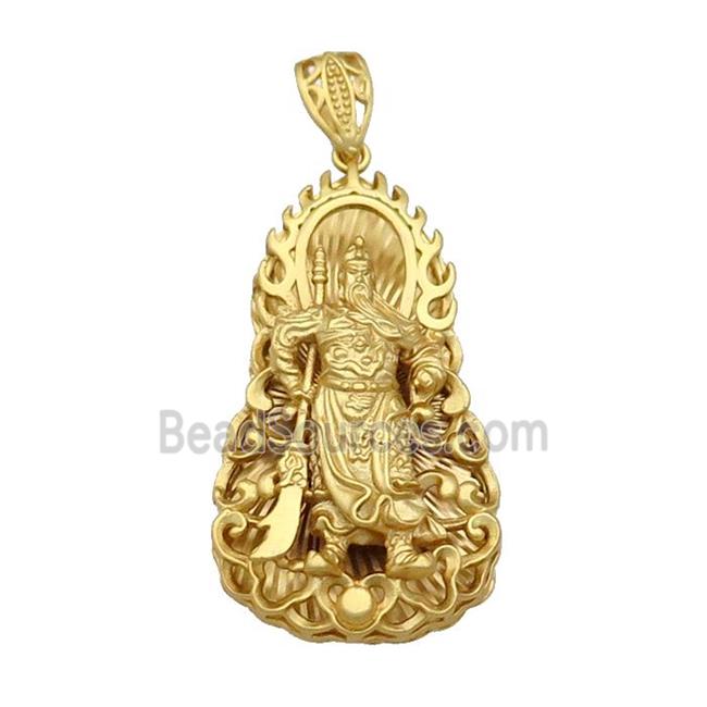 Copper Buddha Pendant Unfaded Duck Gold