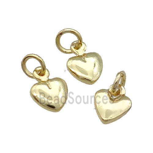 Copper Heart Pendant Unfade 18K Gold Plated