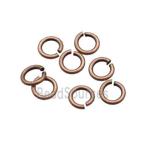 Copper Jump Ring Unfade Antique Red