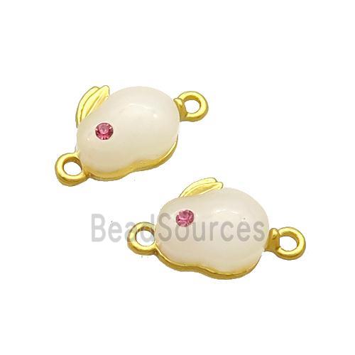 Alloy Rabbit Connector Duck Gold