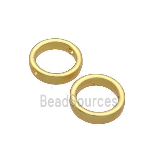 Copper Circle Beads Unfade Gold Plated