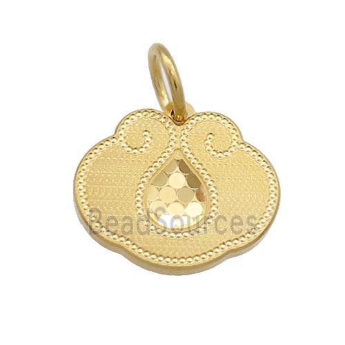 Copper Talisman Pendant Unfade 18K Gold Plated