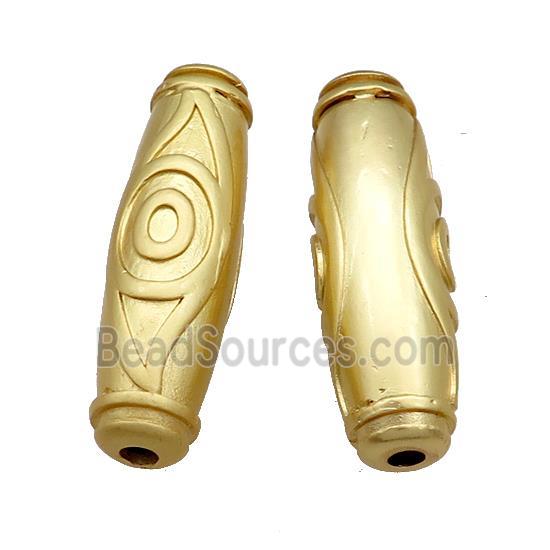 Copper Rice Beads Eye Unfade Large Hole Gold Plated