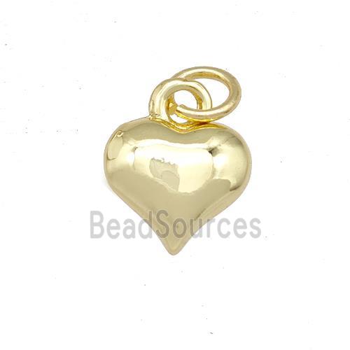 Copper Heart Pendant Gold Plated