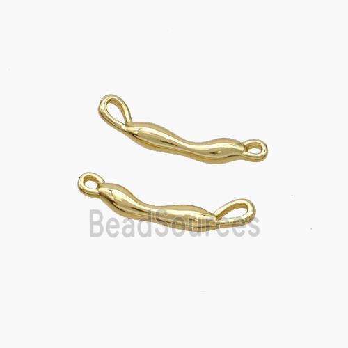 Copper Stick Connector Gold Plated