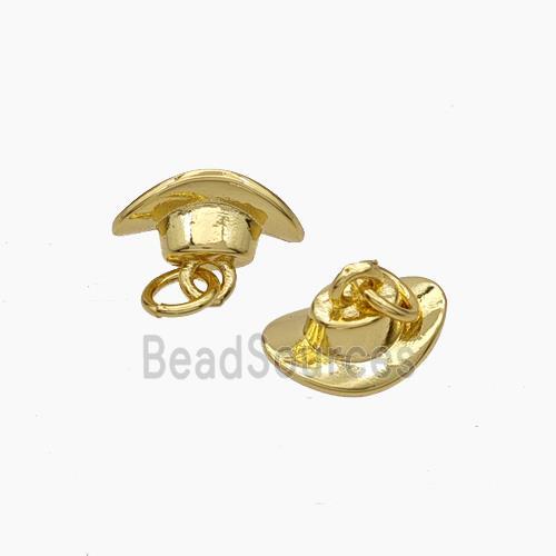 Copper Yuanbao Pendant Gold Plated