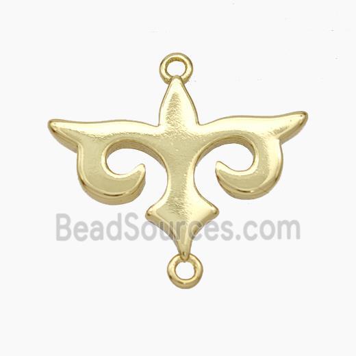 Totem Symbols Charms Copper Connector Gold Plated