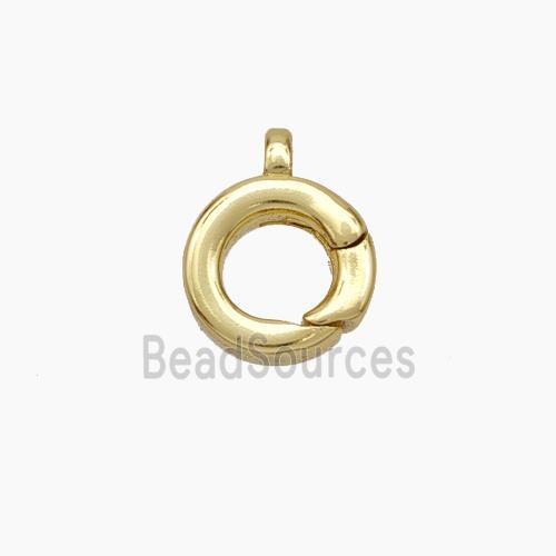 Copper Clasp Bail Gold Plated