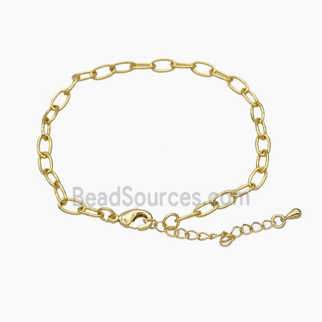 Copper Bracelet Gold plated