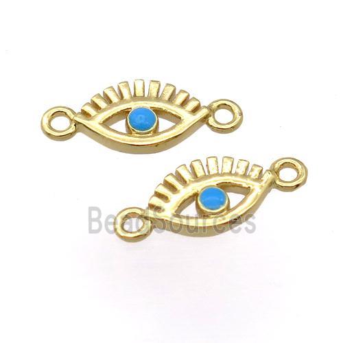 copper eye connector, gold plated