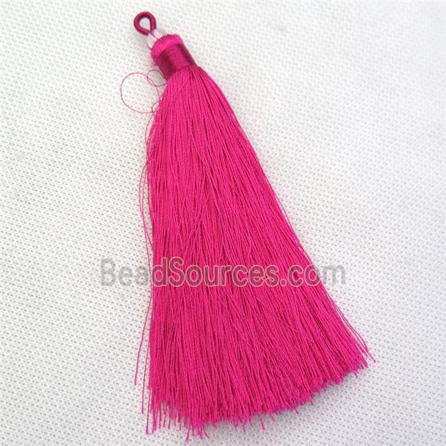 nylon wire tassel pendants, silken, A grade