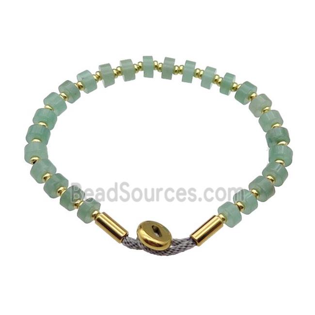 Stainless Steel CordEnd Clasp gold plated