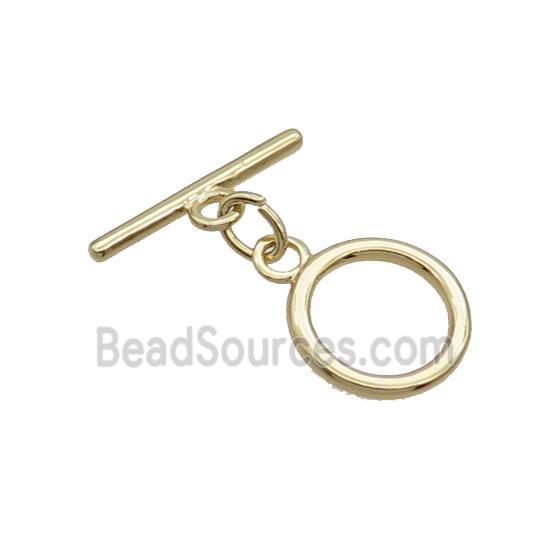 Copper Toggle Clasp Unfade 18K Gold Plated