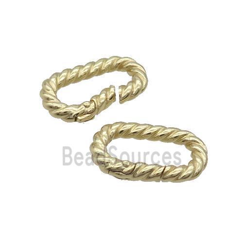 Copper Carabiner Clasp Gold Plated