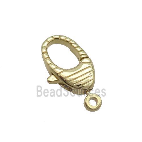 Copper Lobster Clasp Gold Plated