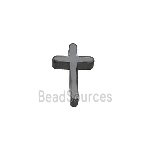 Copper Cross Pendant Black Plated