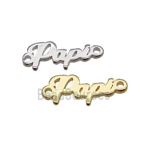 Copper Papi Connector Letter Mixed