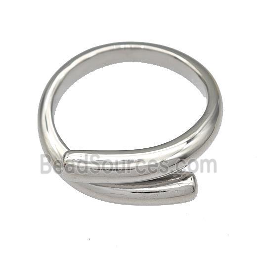 Copper Rings Adjustable Platinum Plated