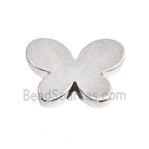 Copper Butterfly Beads Platinum Plated