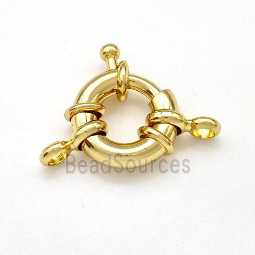 Copper Clasp Buoy Gold Plated