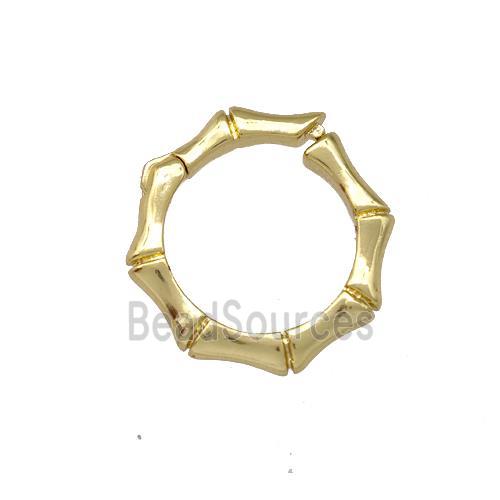 Copper Clasp Bamboo Gold Plated