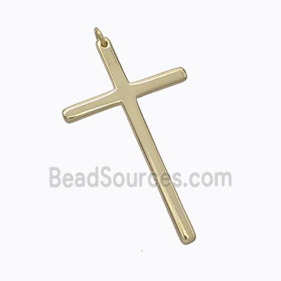 Copper Cross Pendant Gold Plated