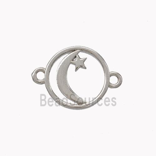 Copper Moon Star Connector Platinum Plated