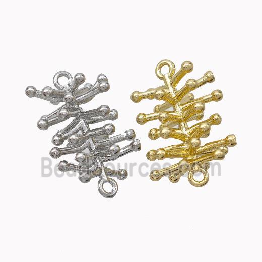 Branch Charms Copper Connector Mixed