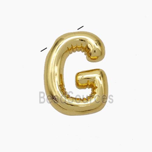 Copper Letter-G Pendant Gold Plated
