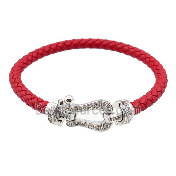 PU leather bracelets